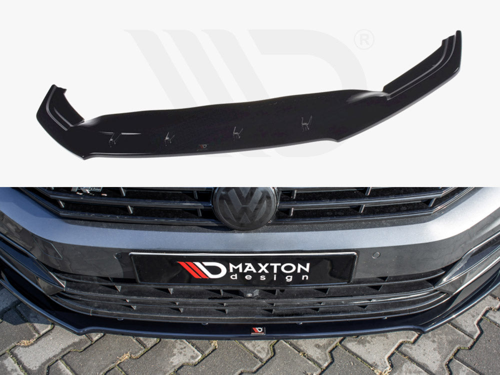 Front Splitter V.1 Volkswagen Passat R-Line B8 (2015-19) - Textured
