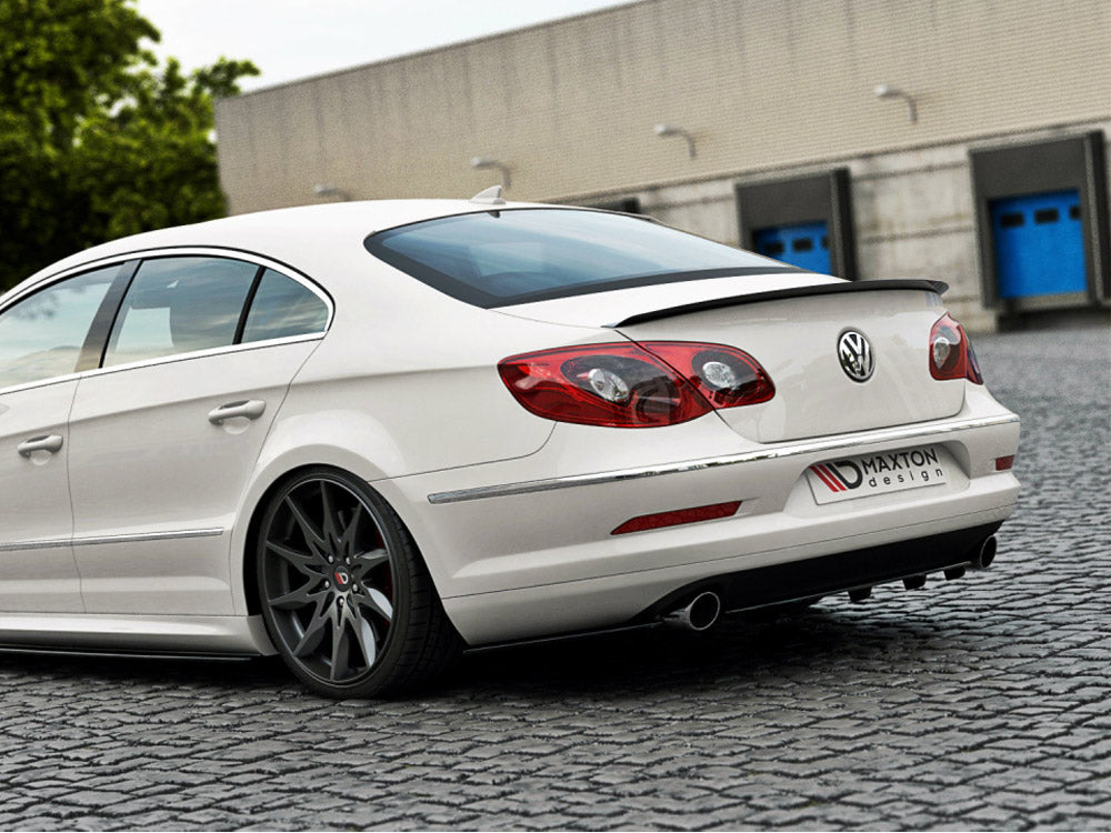 Rear Splitter (Vertical Bars) Vw Passat Cc R36 Rline (Preface) - Textured