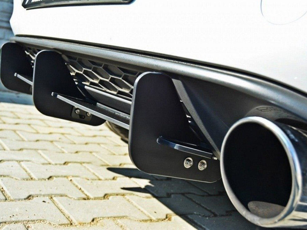 Vw Golf Mk7 Gti Rear Diffuser &Amp; Rear Side Splitters