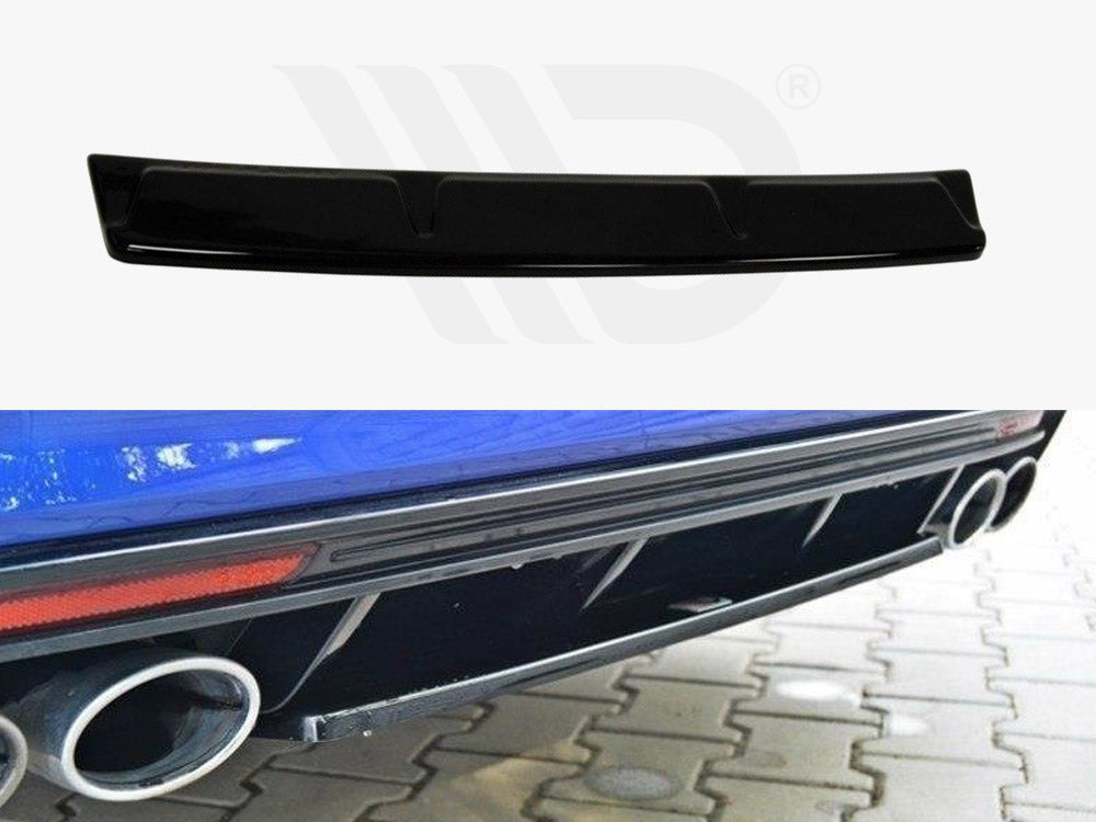 Central Rear Splitter Vw Golf R Mk7 Estate - Textured