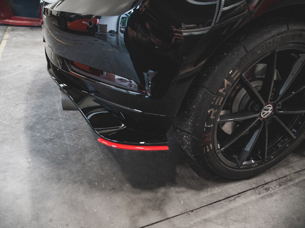 Rear Side Splitters Vw Golf 7 Gti Tcr - Textured