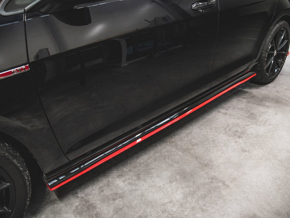 Side Skirts Splitters Vw Golf Mk7.5 Gti Tcr (2019) - Textured