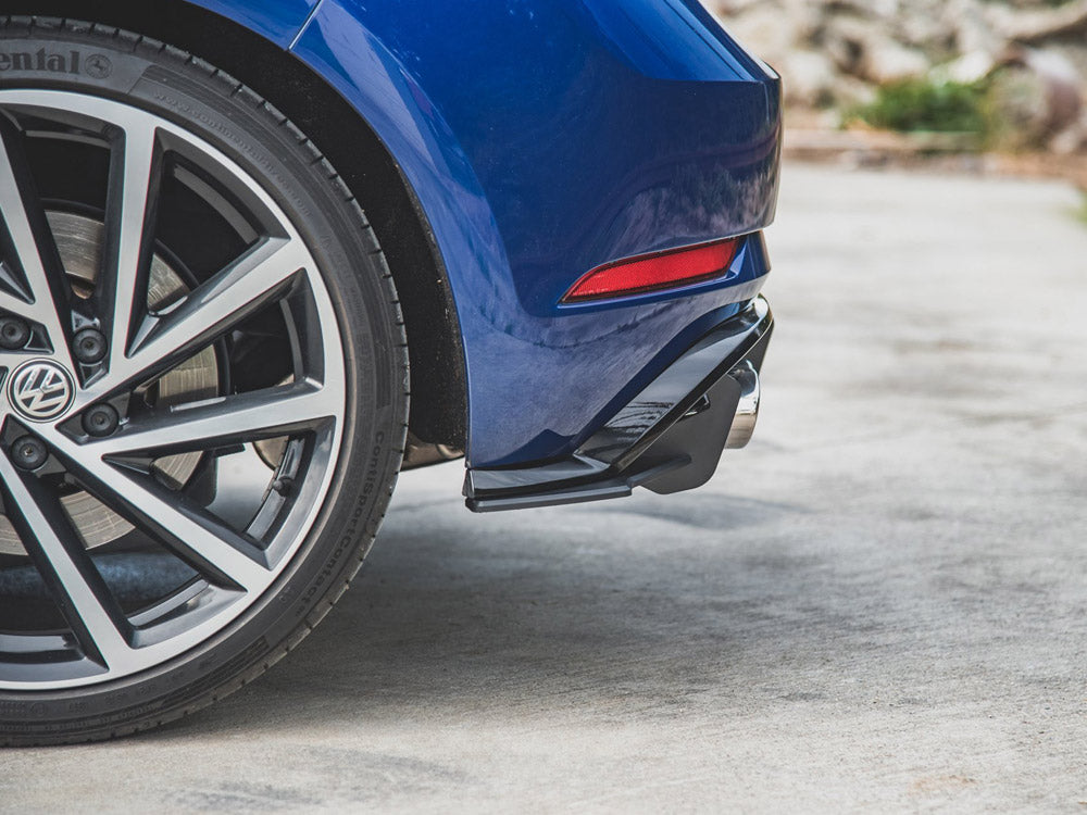 Street Pro Rear Side Splitters Volkswagen Golf R Mk7 Facelift