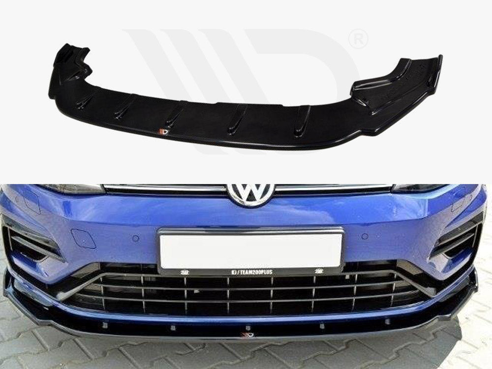 Front Splitter V.1 Volkswagen Golf R / R-Line Mk7 Facelift