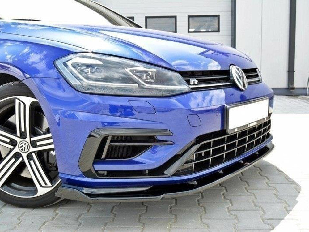 Front Splitter V.1 Volkswagen Golf R / R-Line Mk7 Facelift