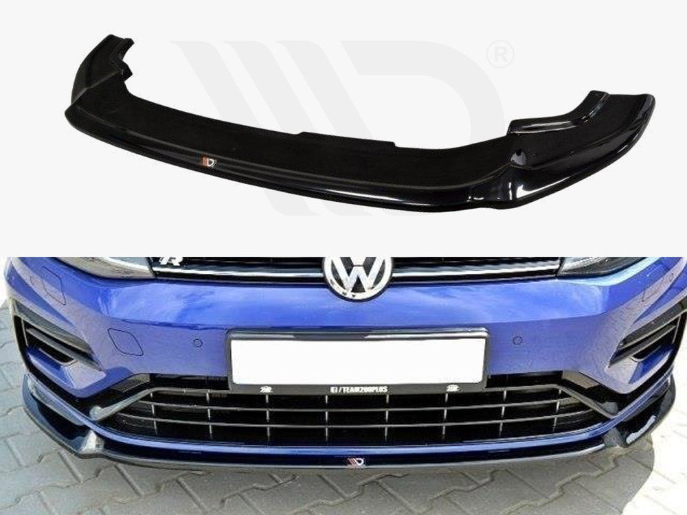Front Splitter V.3 Vw Golf 7 R / R-Line Facelift - Textured