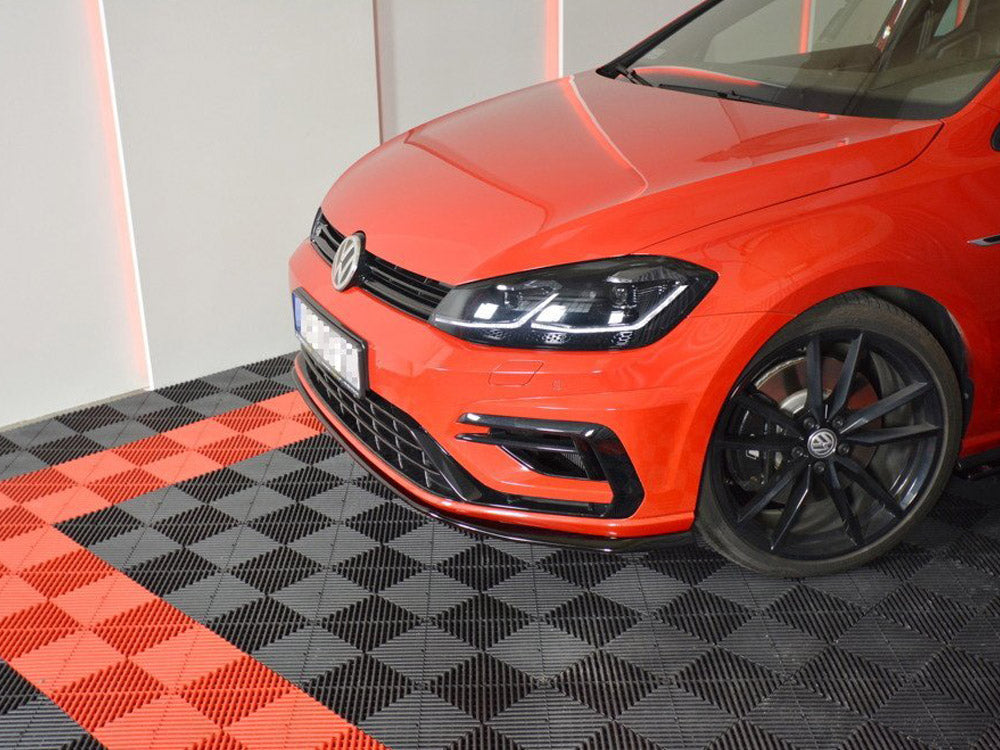 Front Splitter V.7 Volkswagen Golf R / R-Line Mk7 Facelift
