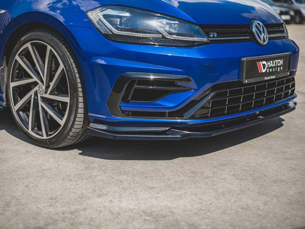 Front Splitter V.9 Volkswagen Golf R / R-Line Mk7 Facelift