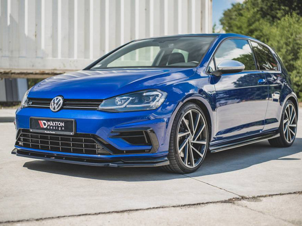 Front Splitter V.9 Volkswagen Golf R / R-Line Mk7 Facelift