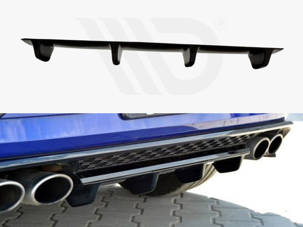 Rear Splitter Volkswagen Golf R / R-Line Hatchback Mk7 Facelift