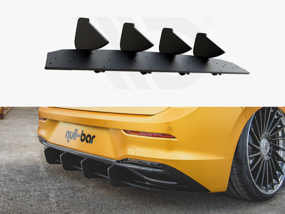 Street Pro Rear Diffuser V.2 Vw Golf Mk8