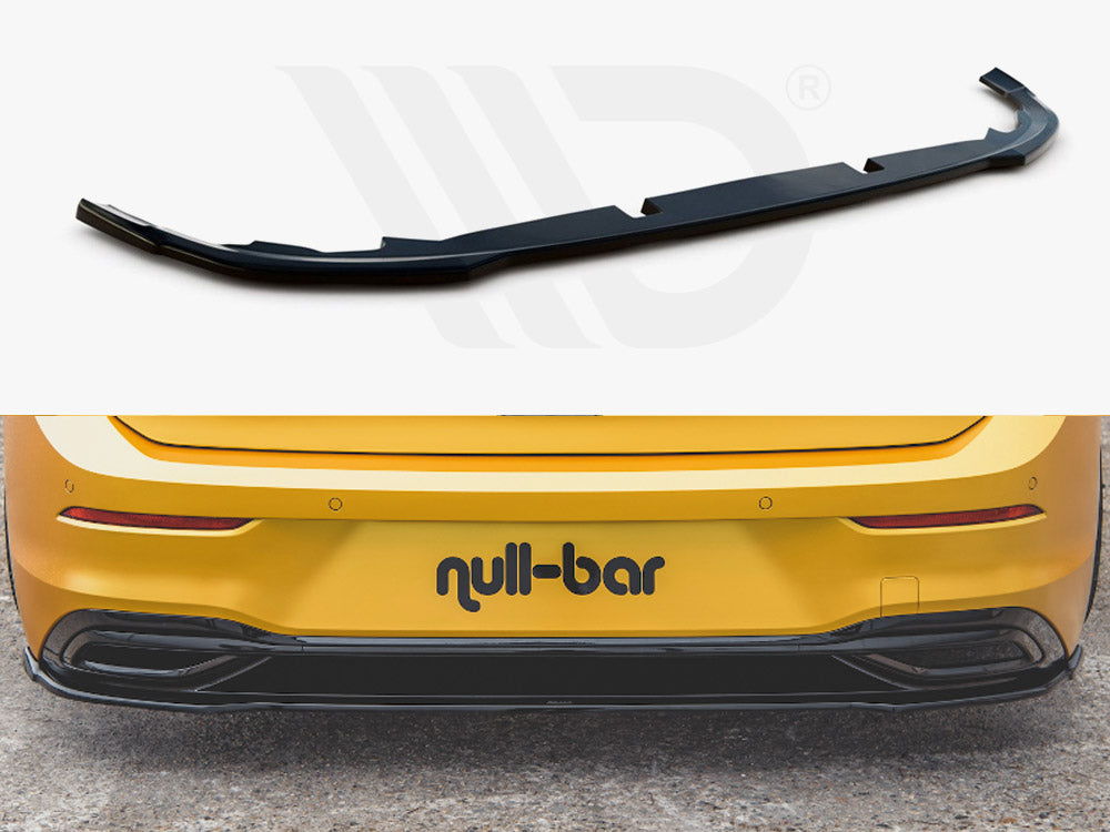 Rear Splitter Volkswagen Golf Mk8 - Textured