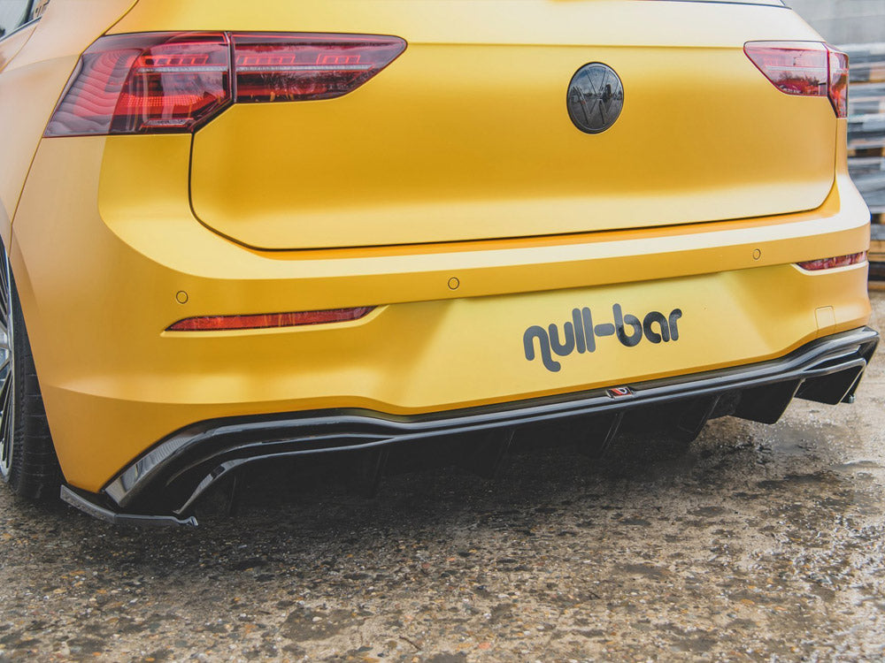 Rear Side Splitters Vw Golf Mk8 (2020-) - Textured