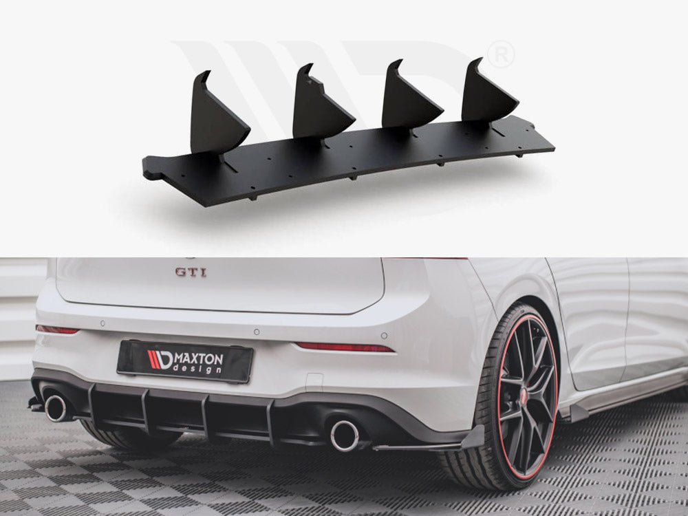 Street Pro Rear Diffuser V.1 Vw Golf 8 Gti