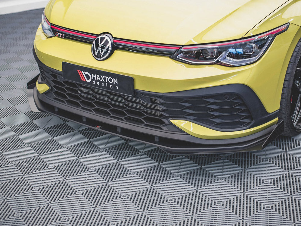 Street Pro Front Splitter + Flaps Vw Golf 8 Gti Clubsport