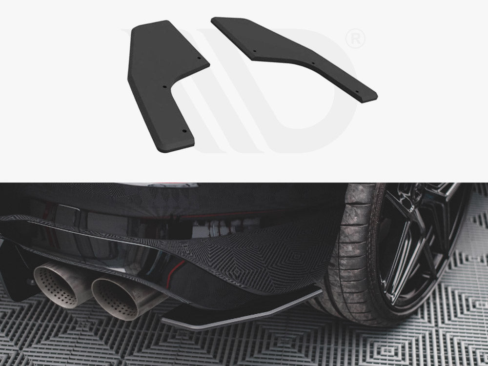 Street Pro Rear Side Splitters Vw Golf R Mk8