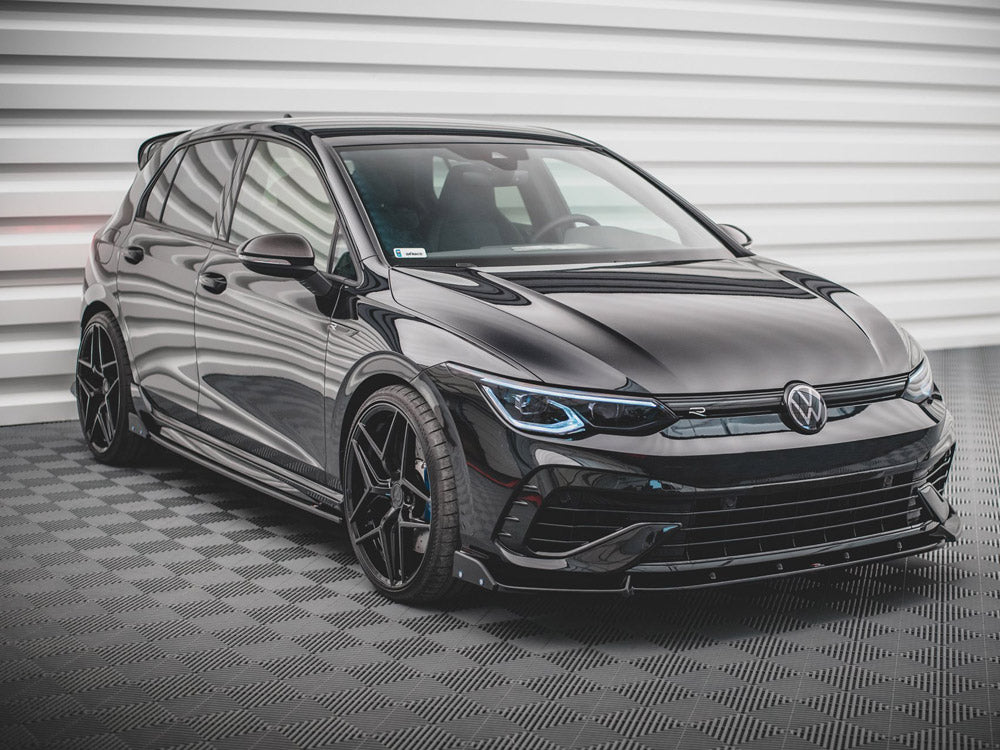 Front Splitter V.2 + Flaps Vw Golf R Mk8