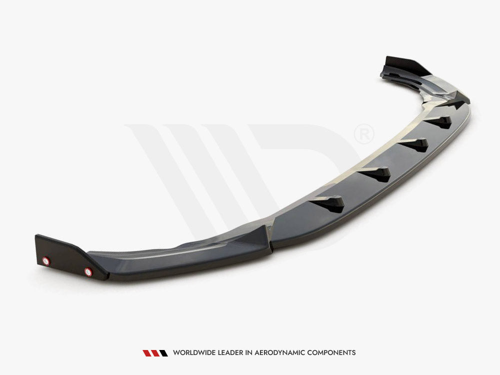 Front Splitter V.2 + Flaps Vw Golf R Mk8