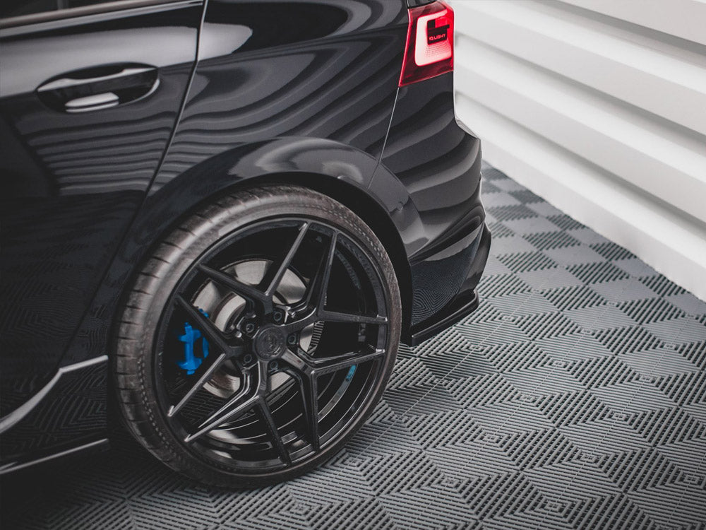 Rear Side Splitters V.1 Volkswagen Golf R Mk8 - Textured