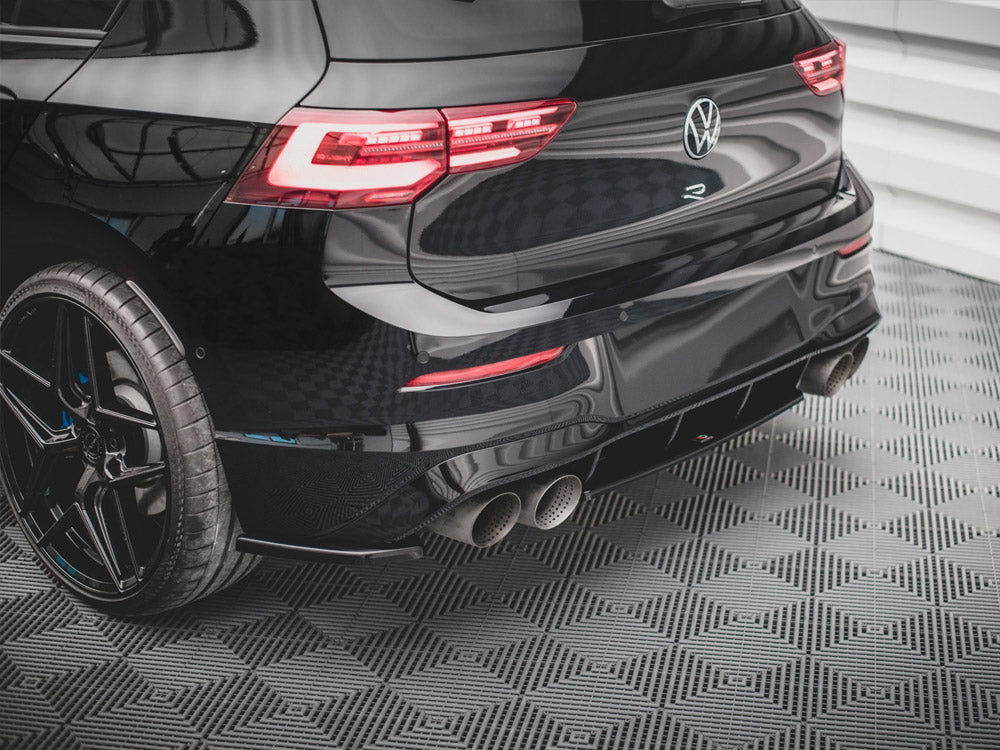 Rear Side Splitters V.1 Volkswagen Golf R Mk8 - Textured