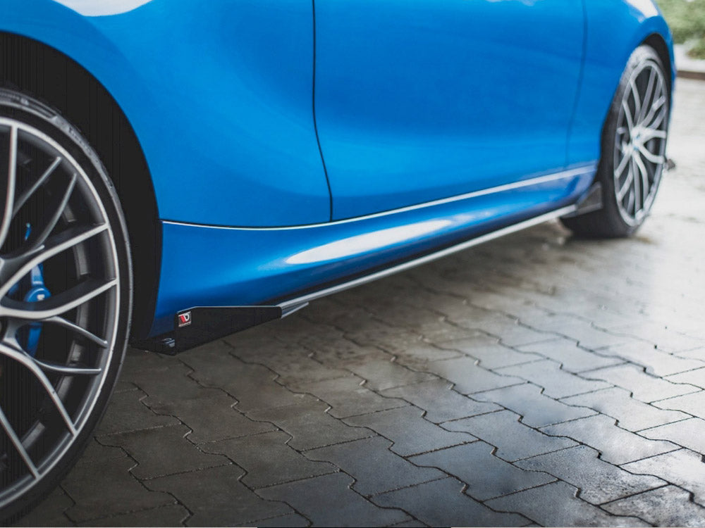 Street Pro Side Skirts Diffusers + Flaps Bmw 1 F21 M135I / M140I / M-Pack