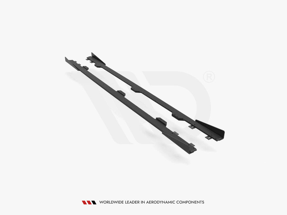 Street Pro Side Skirts Diffusers + Flaps Bmw 4 M-Pack / M440I G22 / G23