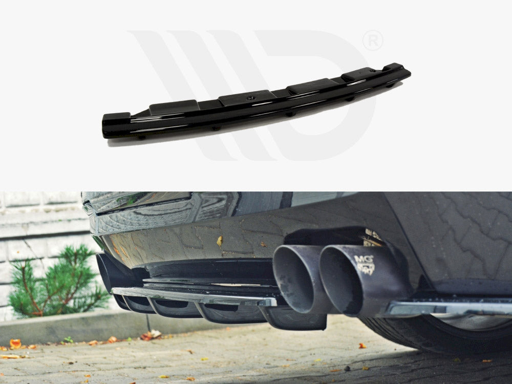 Central Rear Splitter (Vertical Bars) Bmw 5 F11 M-Pack