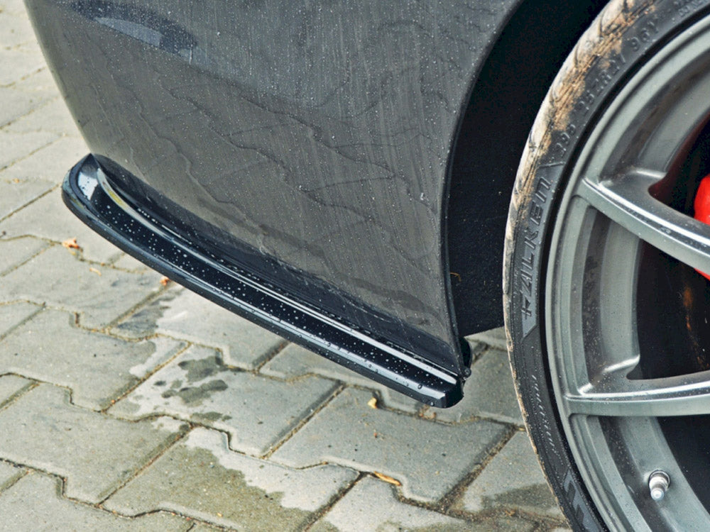 Rear Side Splitters Bmw 5 F11 M-Pack (Fits Two Double Exhaust Ends)