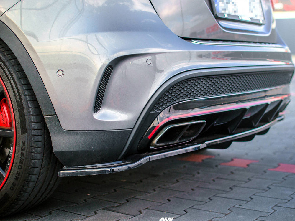 Rear Splitter (Vertical Bars) Mercedes-Benz GLA 45 AMG SUV (X156) Pre-Facelift