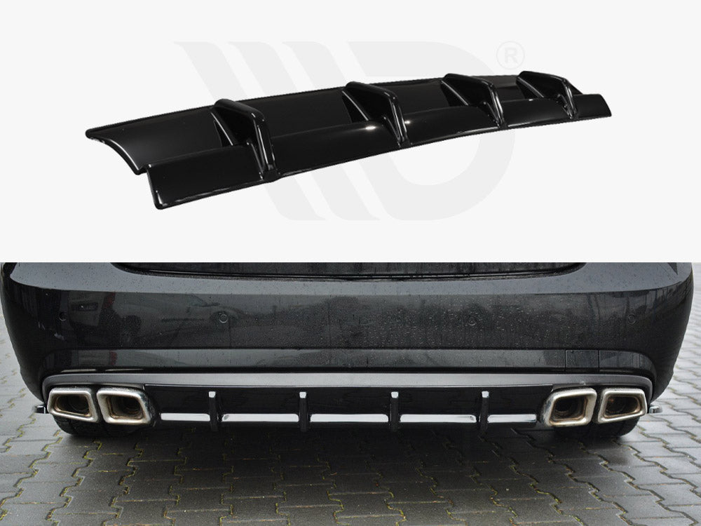 Rear Diffuser Mercedes E-Class 212 63 AMG - Textured