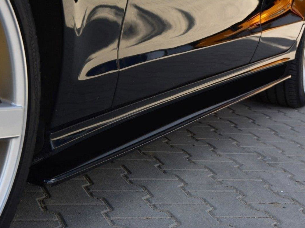 Side Skirts Diffusers Mercedes CLS C218 Amg-line (2011-2014) - Textured