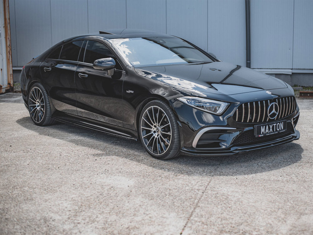 Front Splitter V.1 Mercedes-benz CLS AMG Line / 53AMG C257 (2018-2021) - Textured