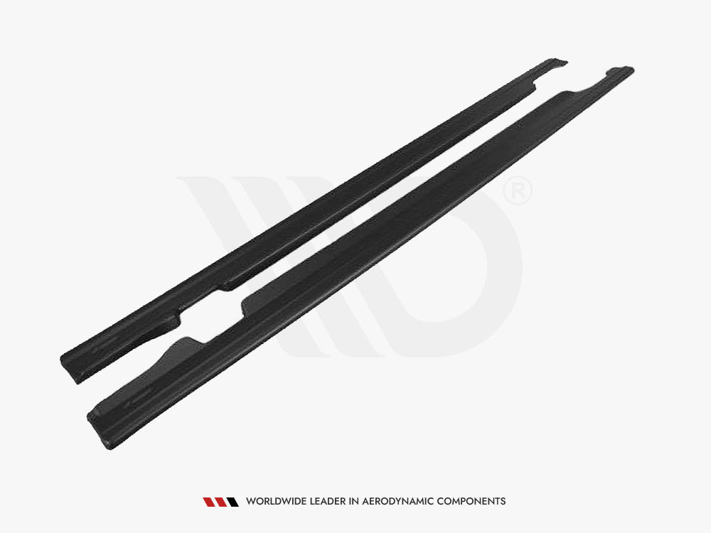 Side Skirts Splitters Mercedes C 205 63 AMG Coupe (2016-2018) - Textured