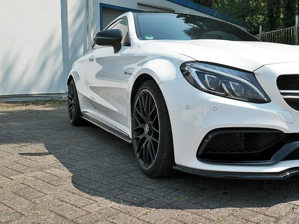 Side Skirts Splitters Mercedes C 205 63 AMG Coupe (2016-2018)