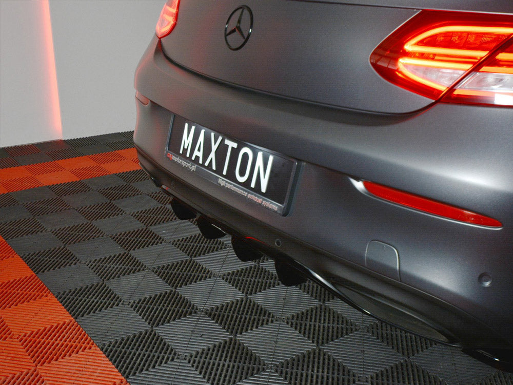 Rear Diffuser Mercedes C-Class W205 Coupe AMG-Line