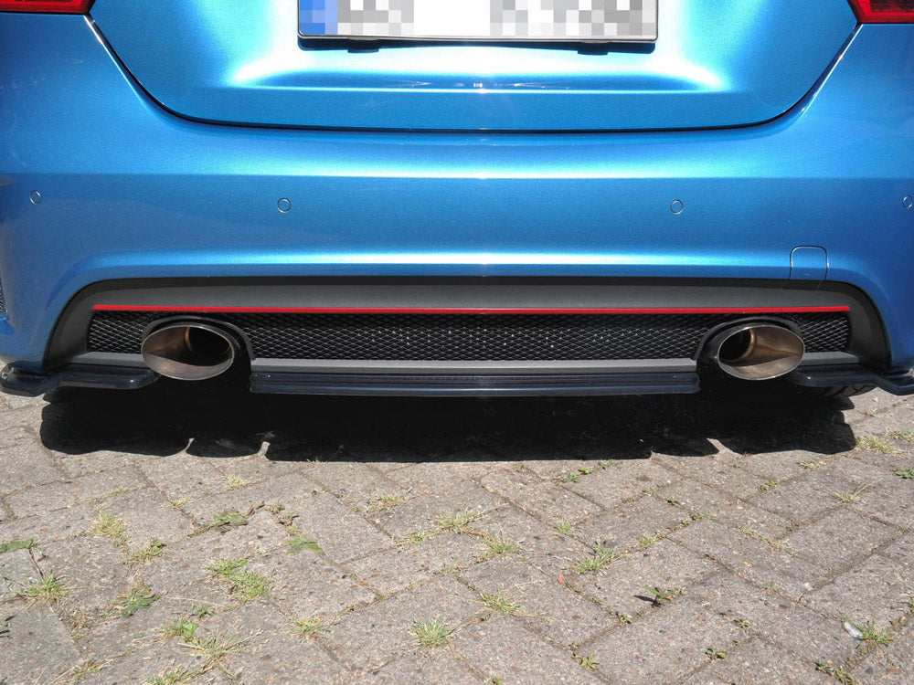 Rear Splitter Mercedes A-Class W176 AMG-Line Pre-Facelift - Textured