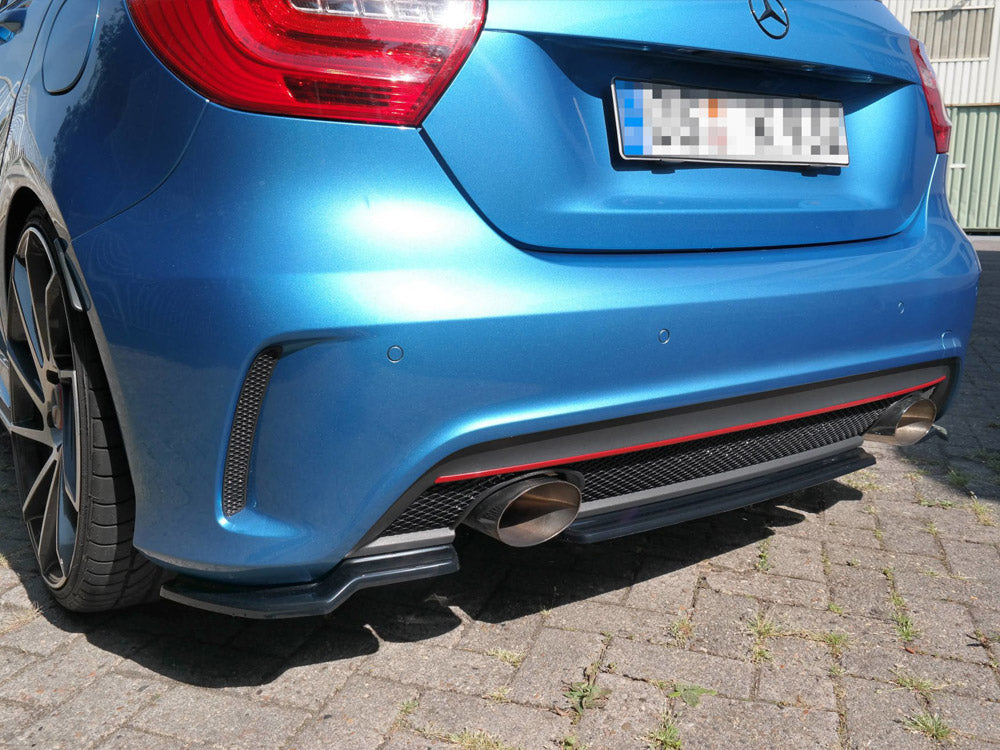 Rear Splitter Mercedes A-Class W176 AMG-Line Pre-Facelift - Textured