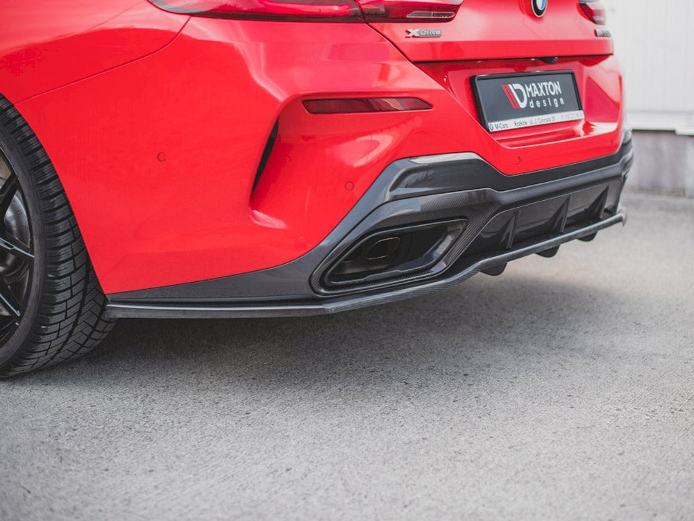 Central Rear Splitter (Vertical Bars) Bmw 8 Coupe M-Pack G15