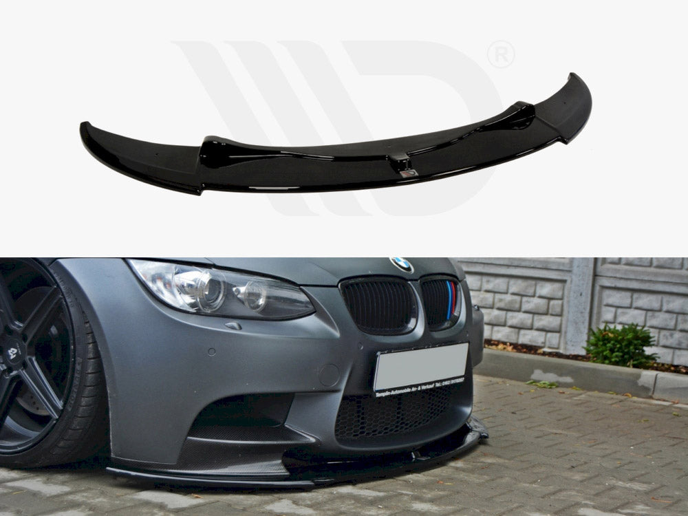 Front Splitter Bmw M3 E92 / E93 (Preface Model Fits M Performance Splitters) - Textured