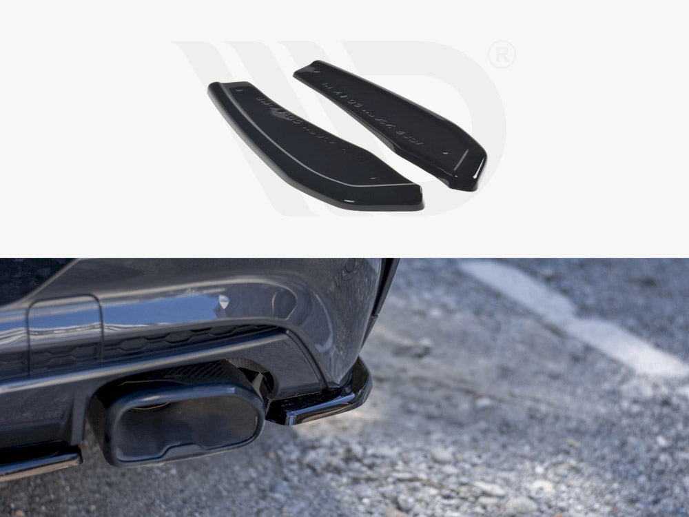Rear Side Splitters Bmw X4 M40I G02 - Textured