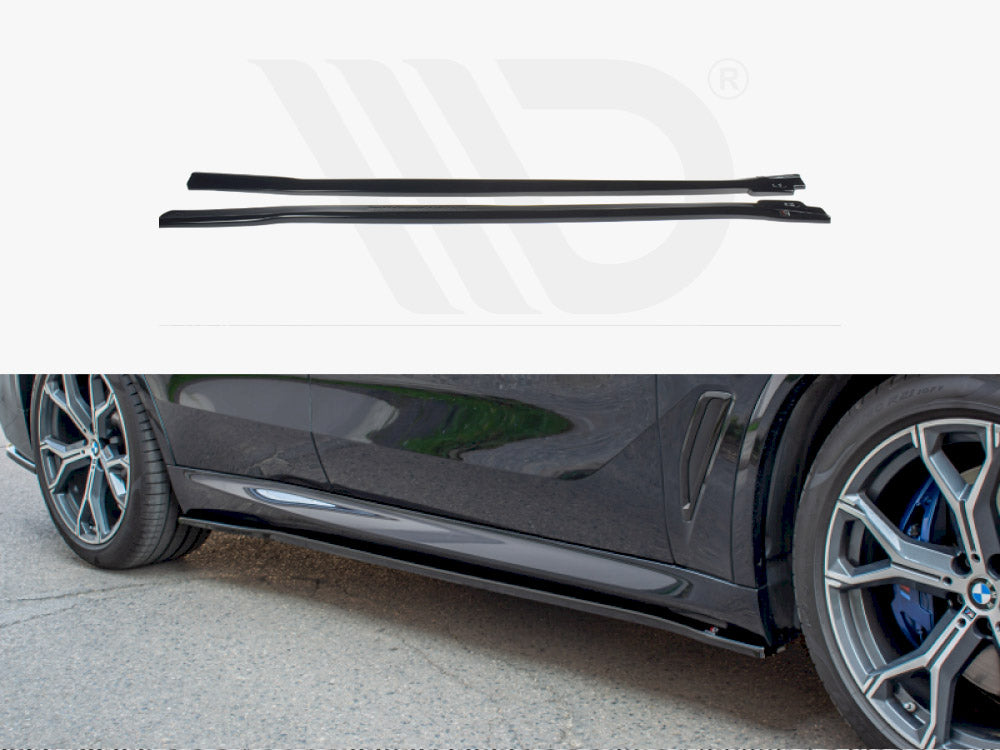 Side Skirts Diffusers Bmw X5 M-Sport G05 - Textured