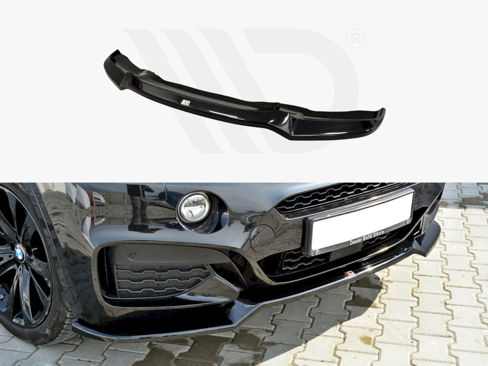 Front Splitter V.1 Bmw X6 F16 M Sport (2014-2019) - Textured