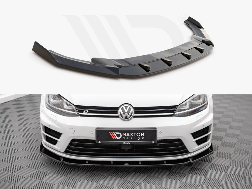Front Splitter V.4 Vw Golf R / R-Line Mk7
