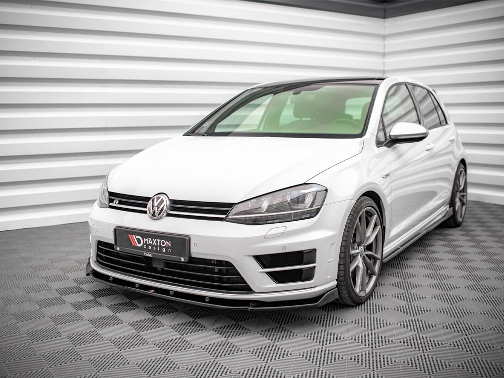Front Splitter V.4 Vw Golf R / R-Line Mk7