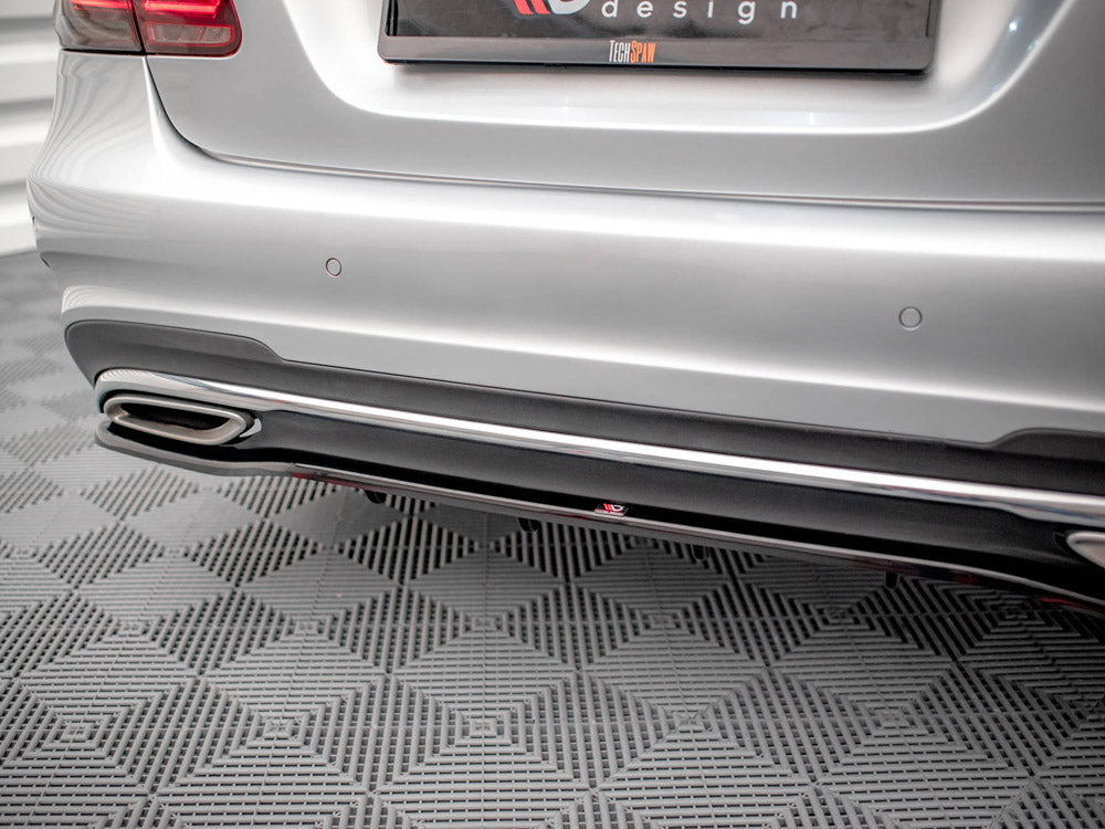 Rear Splitter (Vertical Bars) Mercedes E Amg-Line Sedan W212 Facelift