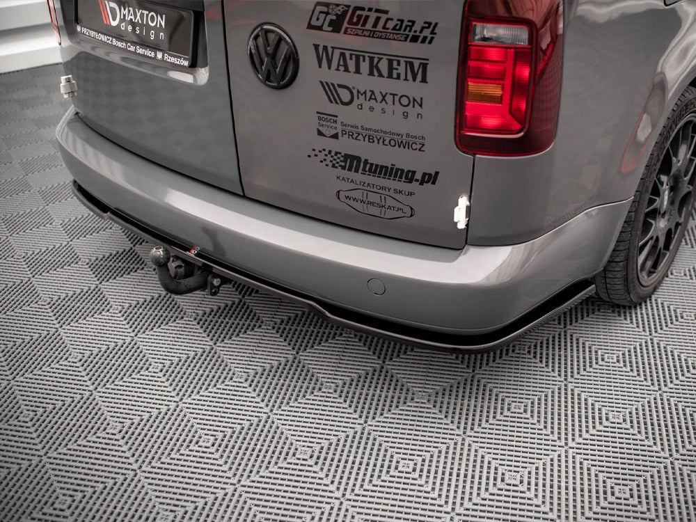 Central Rear Splitter Vw Caddy Long Mk3 Facelift