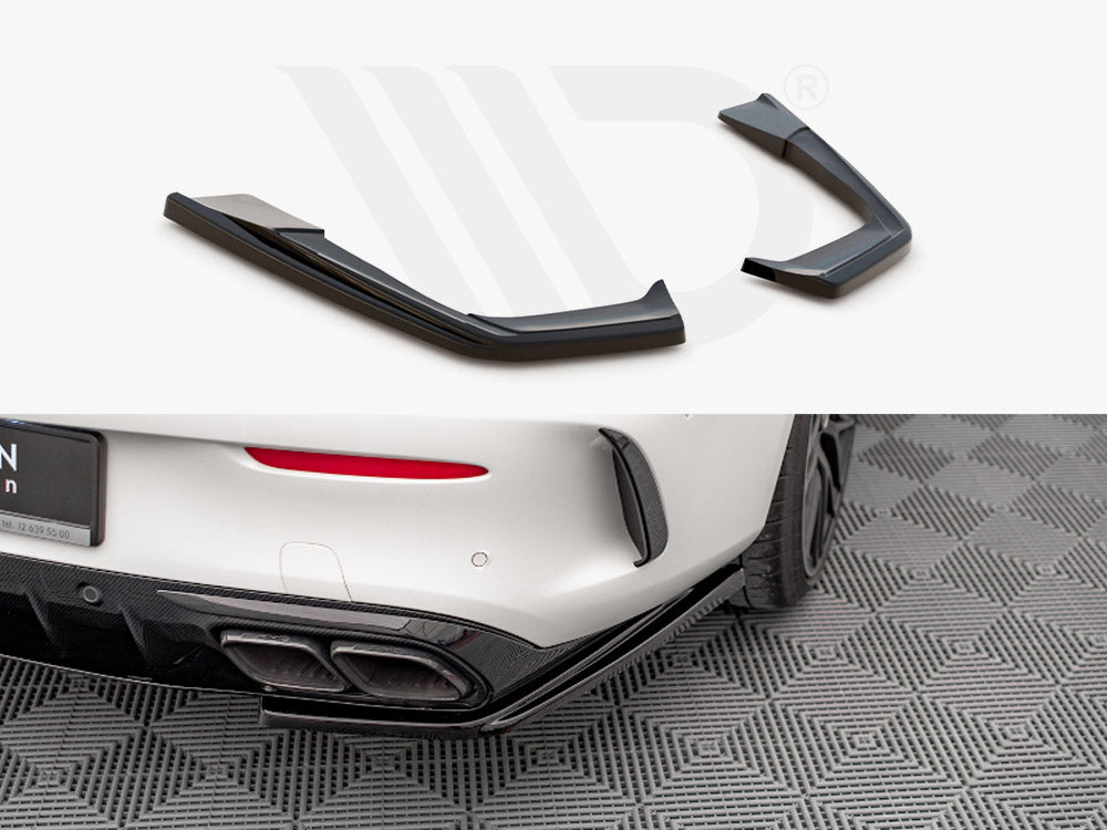 Rear Side Splitters Mercedes-AMG C 63AMG Coupe AMG Aero Pack C205 Facelift