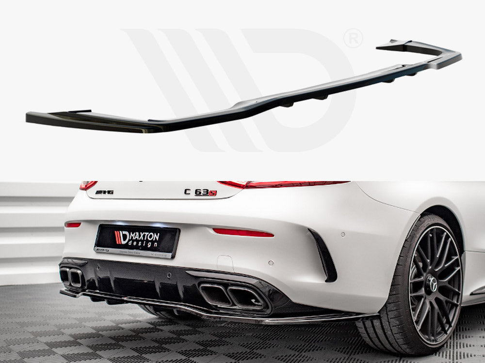 Rear Splitter (Vertical Bars) Mercedes-AMG C 63AMG Coupe AMG Aero Pack C205 Facelift