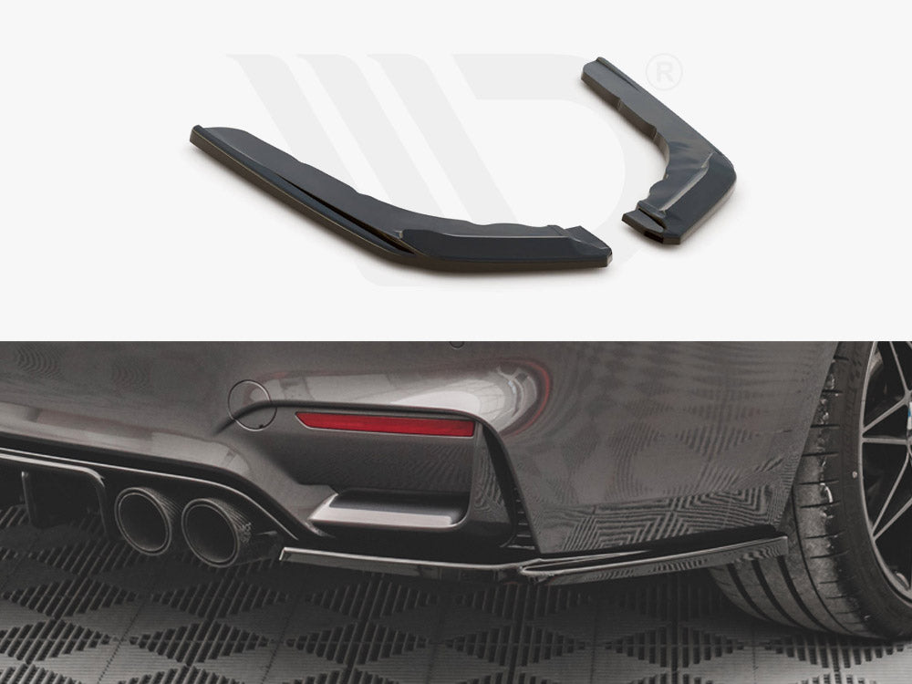 Rear Side Splitters V.3 Bmw M4 F82