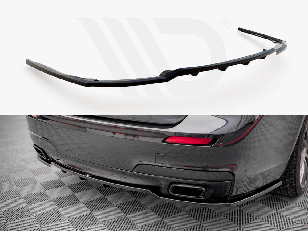 Central Rear Splitter (Vertical Bars) Bmw 7 M-Pack F01